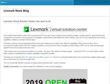 Tablet Screenshot of lexmarknewsblog.com